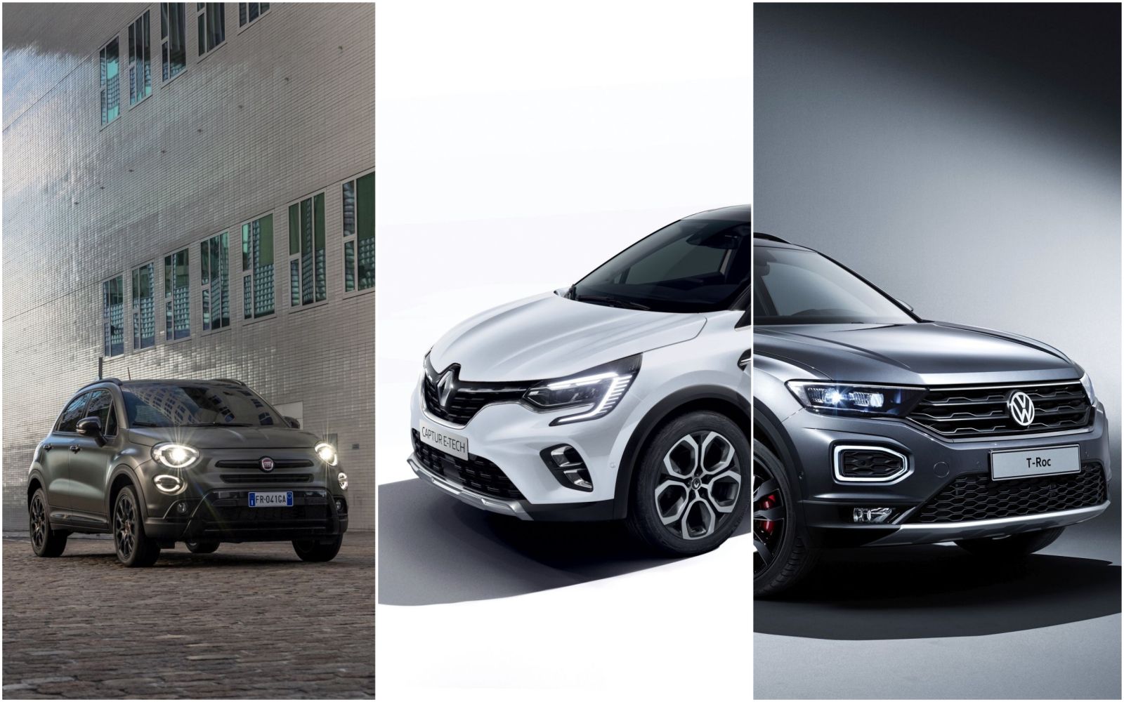 Fiat 500X, Renault Captur E Volkswagen T-Roc: Piccole Suv A Confronto - Autoblog