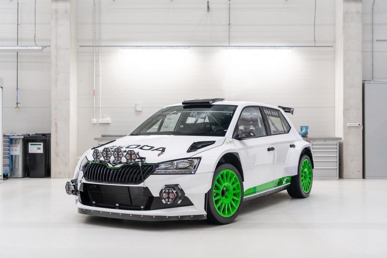 Skoda Fabia Rally2 Evo 2021: immagini ufficiali