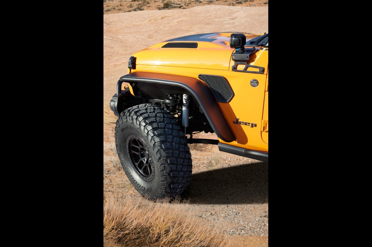 Jeep Orange Peelz Wrangler Concept per l'Easter Safari 2021