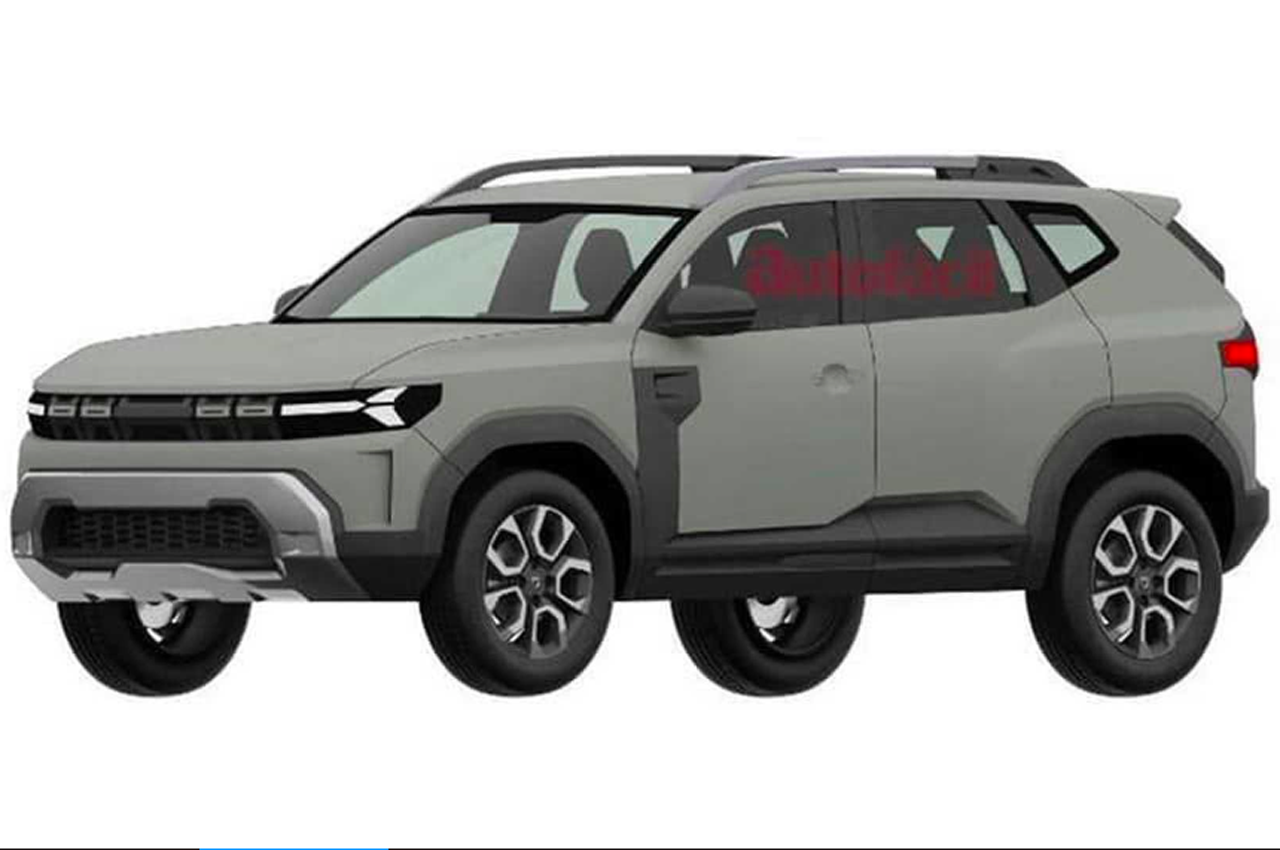 Dacia Bigster: rendering del modello