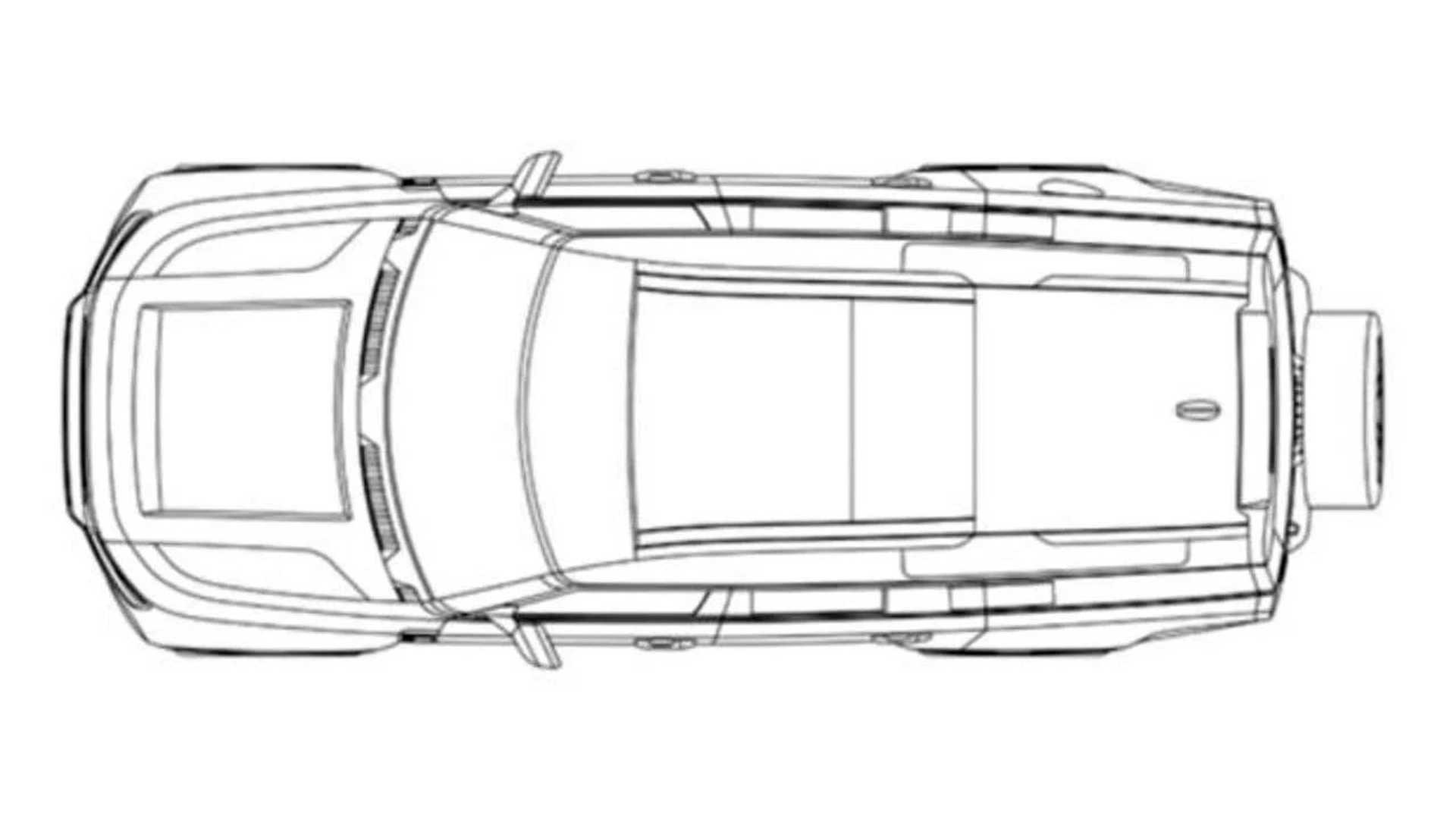 Land Rover Defender 130: i bozzetti ufficiali