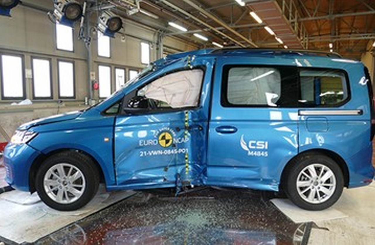Volkswagen Caddy crash test EuroNcap 2021 Autoblog