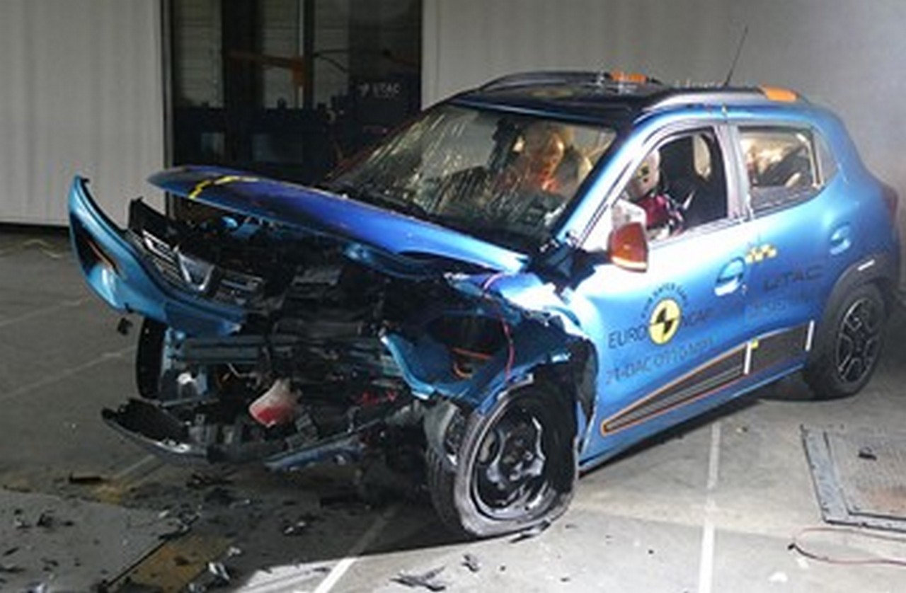 Dacia Spring crash test EuroNcap 2021 Autoblog