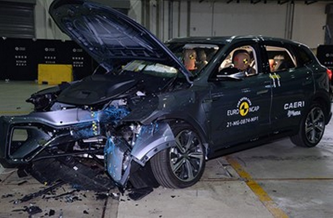 MG Marvel R crash test EuroNcap 2021 Autoblog
