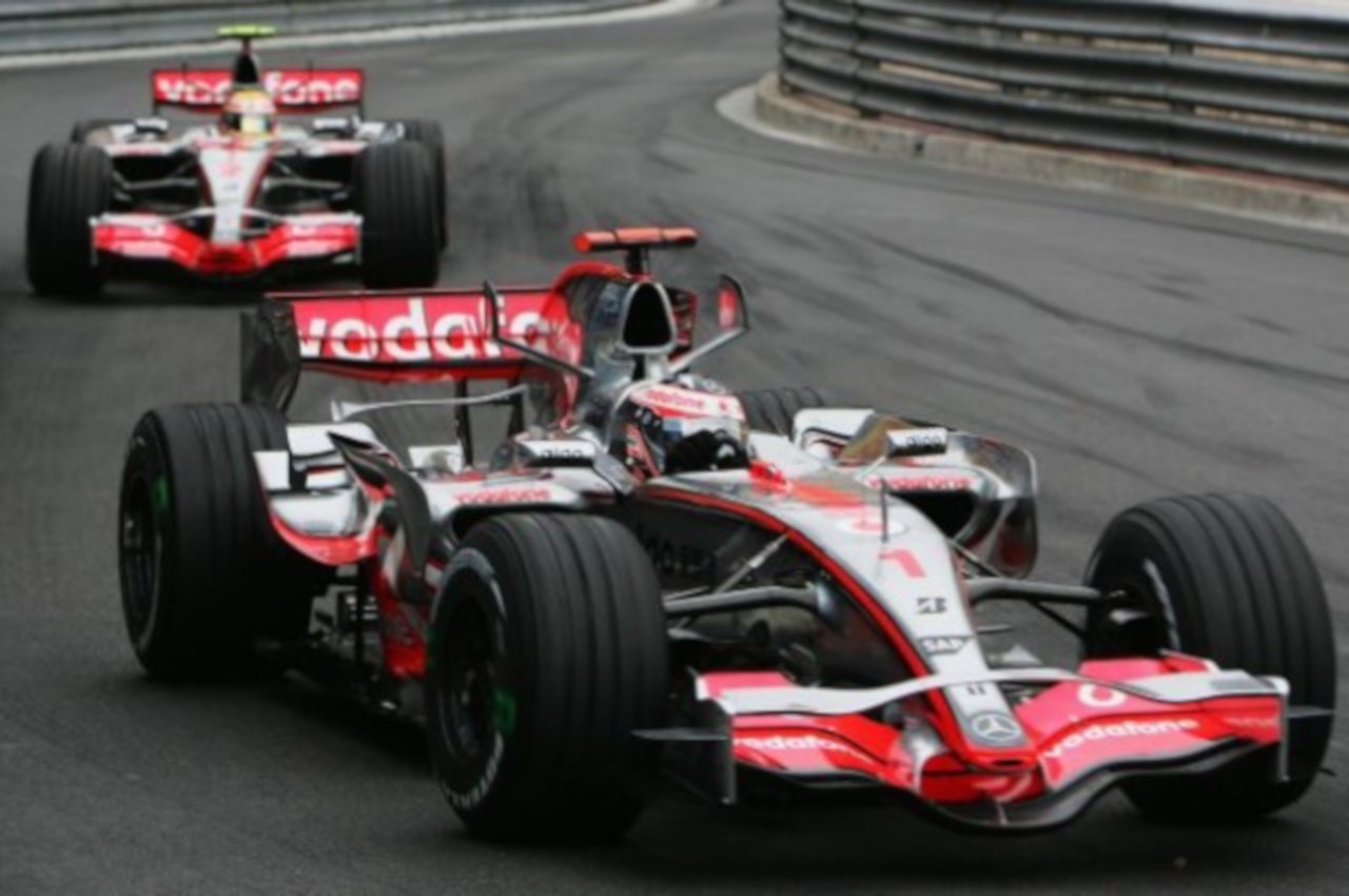F1 2007, Fernando Alonso e Lewis Hamilton in McLaren-Mercedes