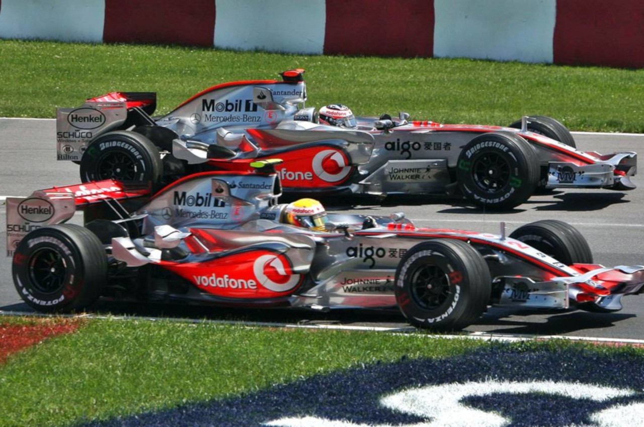 F1 2007, Fernando Alonso e Lewis Hamilton in McLaren-Mercedes
