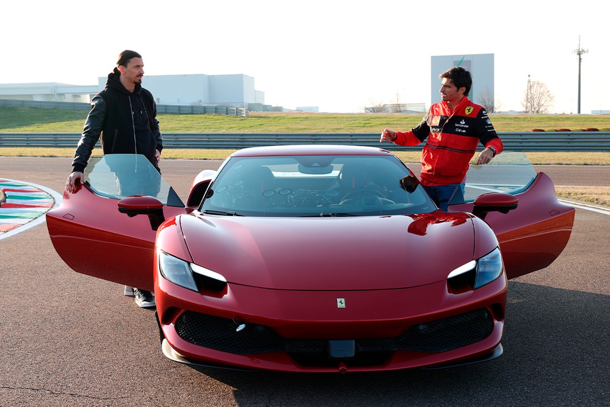 Zlatan Ibrahimovic Ferrari 296 GTB 1