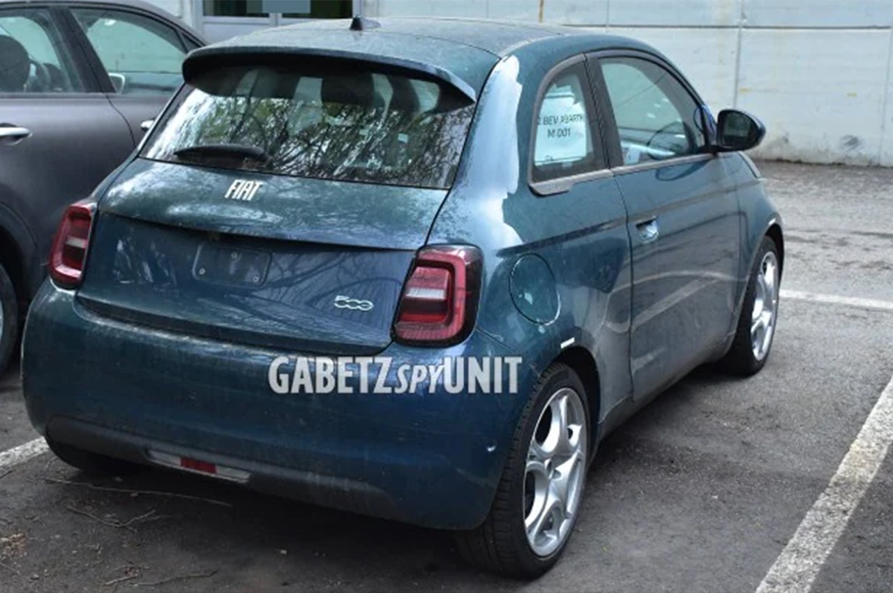 Abarth 500e: le immagini spia