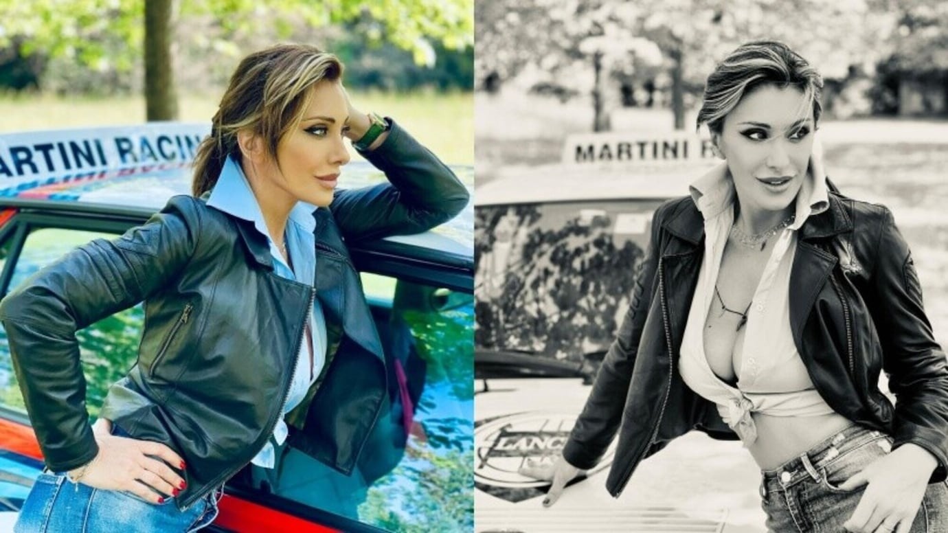 Lancia Delta Integrale: le foto con Sabrina Salerno