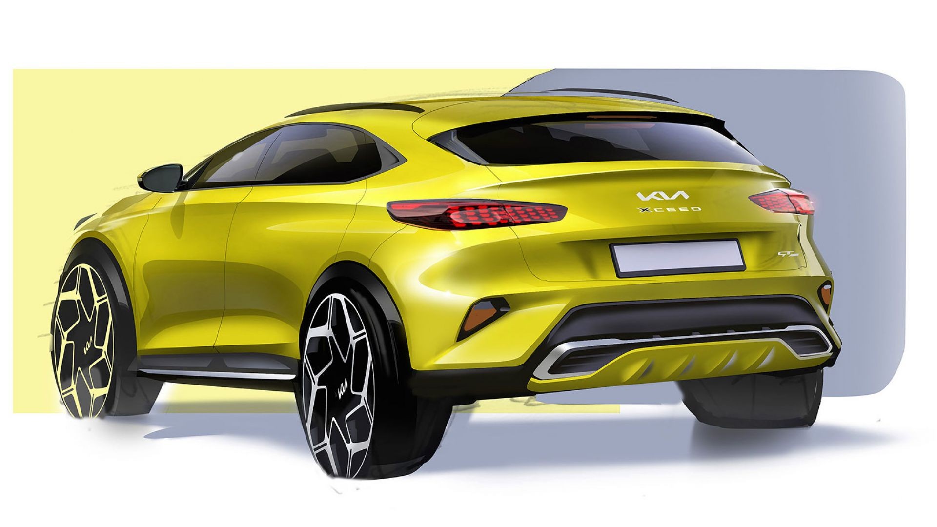 KIA XCeed: i bozzetti del restyling