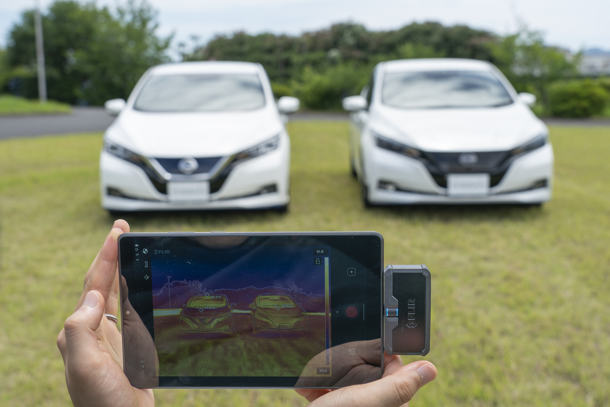 日産と車内の温度を下げる塗料