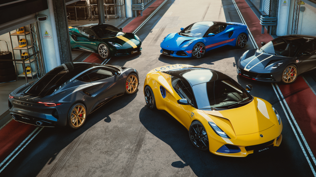 Lotus Emira Limited Edition: 5 livree uniche, ispirate alla