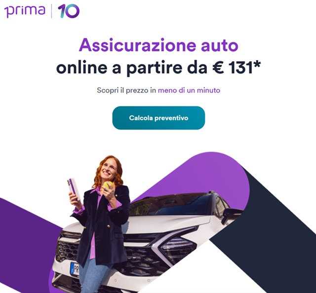 prima assicurazione auto calcolo preventivo
