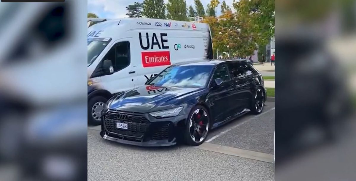 L'auto di Pogacar, potente e implacabile come lui