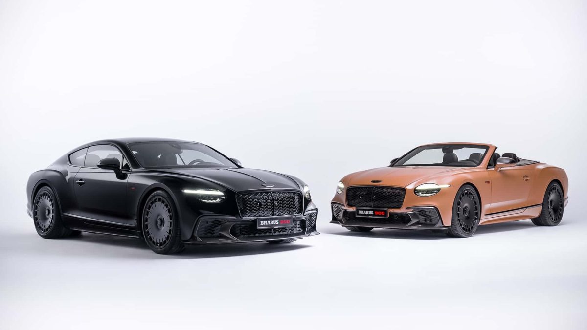 Bentley Continental GT Speed con Brabus arriva a 900 CV