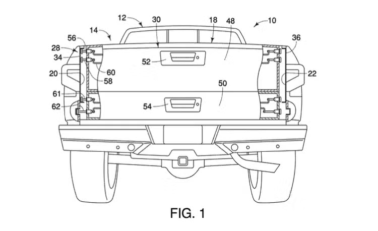 Nissan sviluppa un innovativo portellone posteriore per pickup