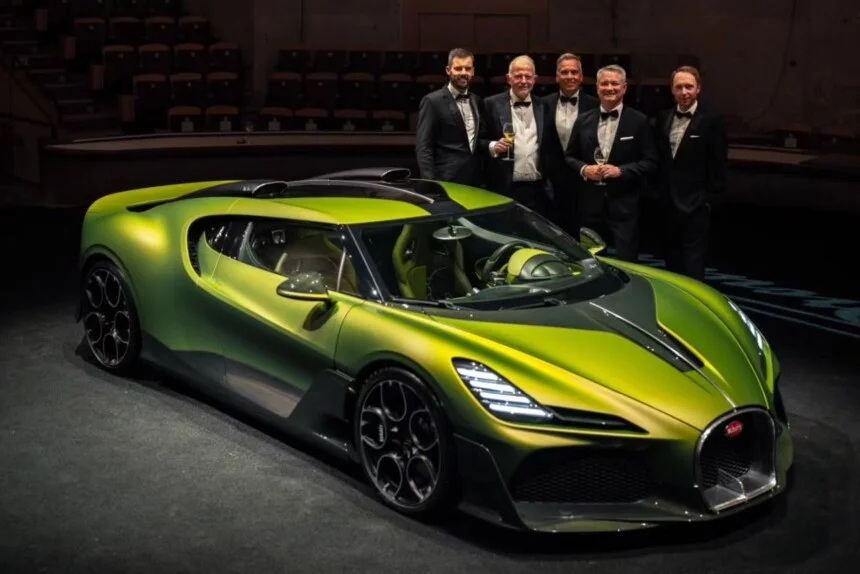 Bugatti Brouillard consegnata a Chantilly, unica vettura da 20 milioni di dollari e 1.600 CV