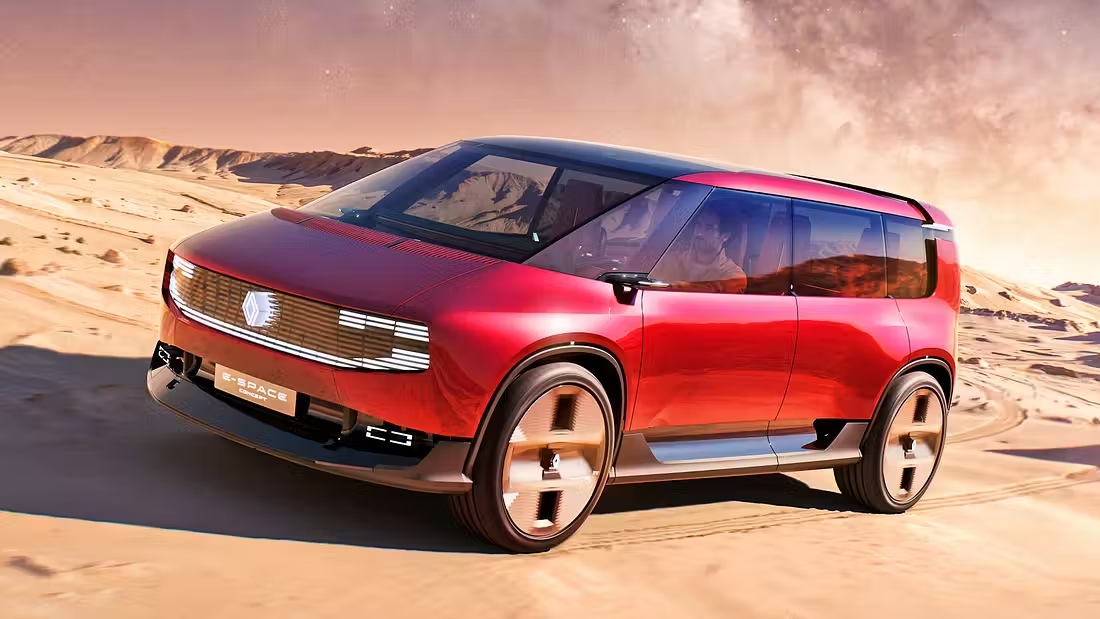 Renault presenta il concetto E-Space, un monovolume elettrico ispirato al 1984