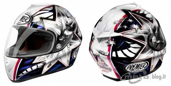 Casco Premier Dragon Titanium Troy Bayliss Replica - Motoblog