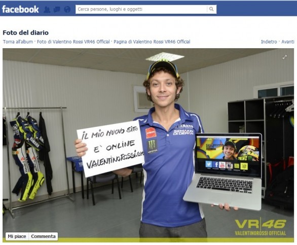 Valentino Rossi: arriva il nuovo sito ufficiale per VR46 - Motoblog