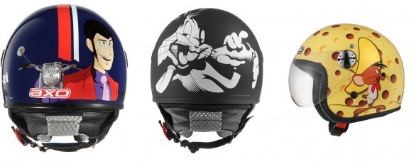 AXO: nuovi caschi con Lupin, Bugs Bunny e Speedy Gonzales - Motoblog