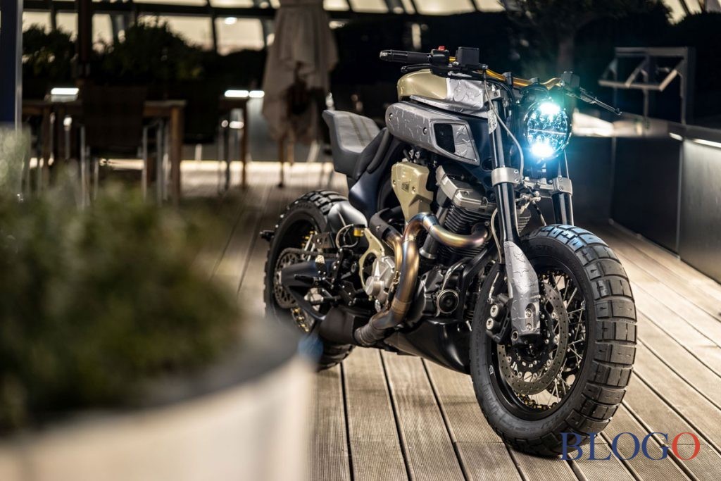 Yamaha MT-01 "Blue Falcon" | Titan Motorcycles