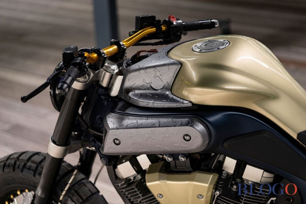 Yamaha MT-01 "Blue Falcon" | Titan Motorcycles