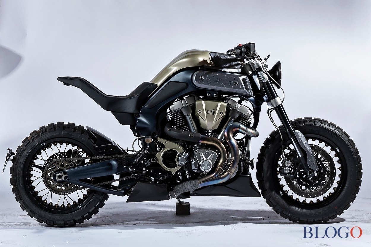 Yamaha MT-01 "Blue Falcon" | Titan Motorcycles