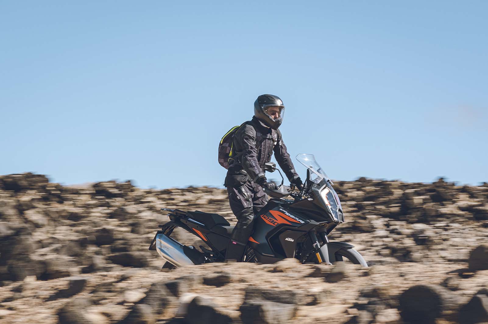 KTM 1290 Super Adventure S 2021, le foto della prova su strada