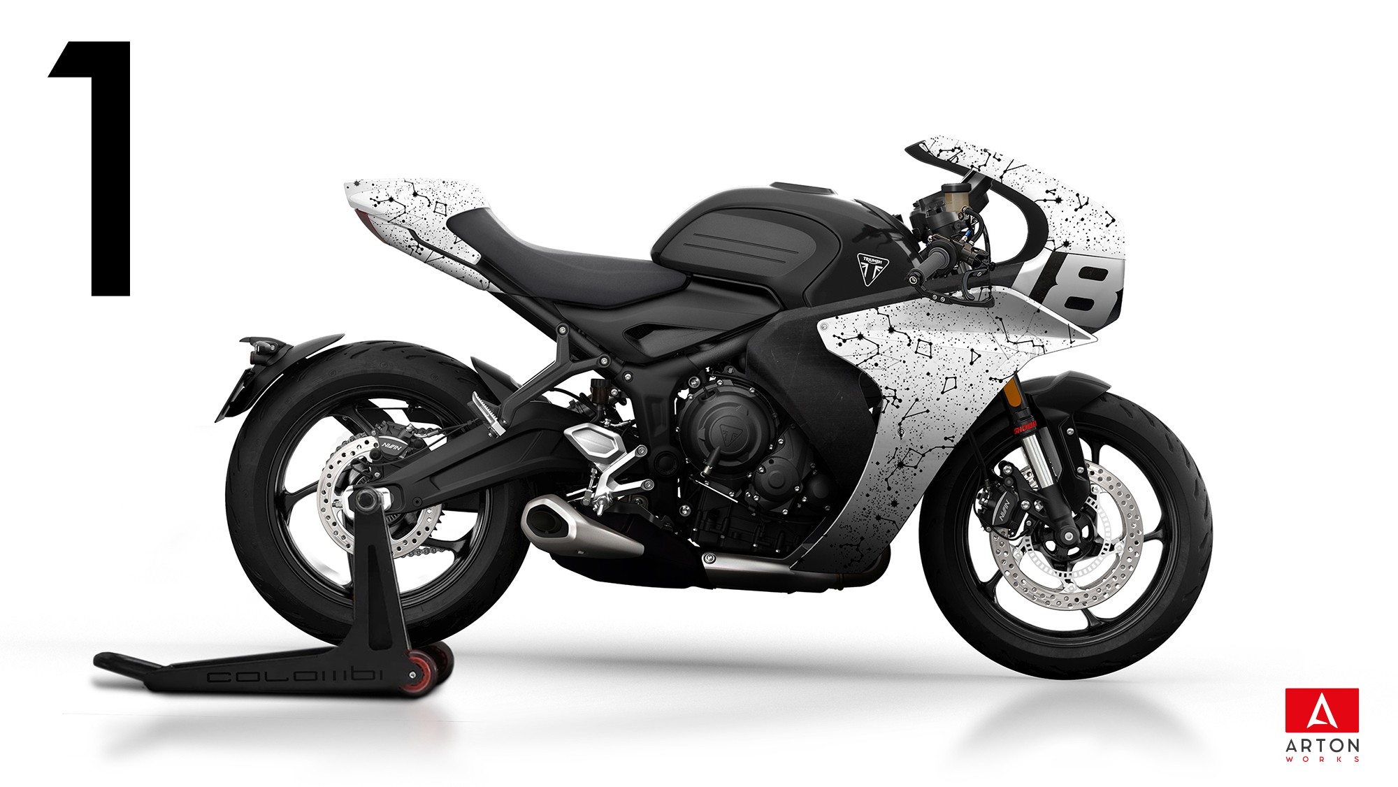 Triumph Trident 660: kit Arton Works