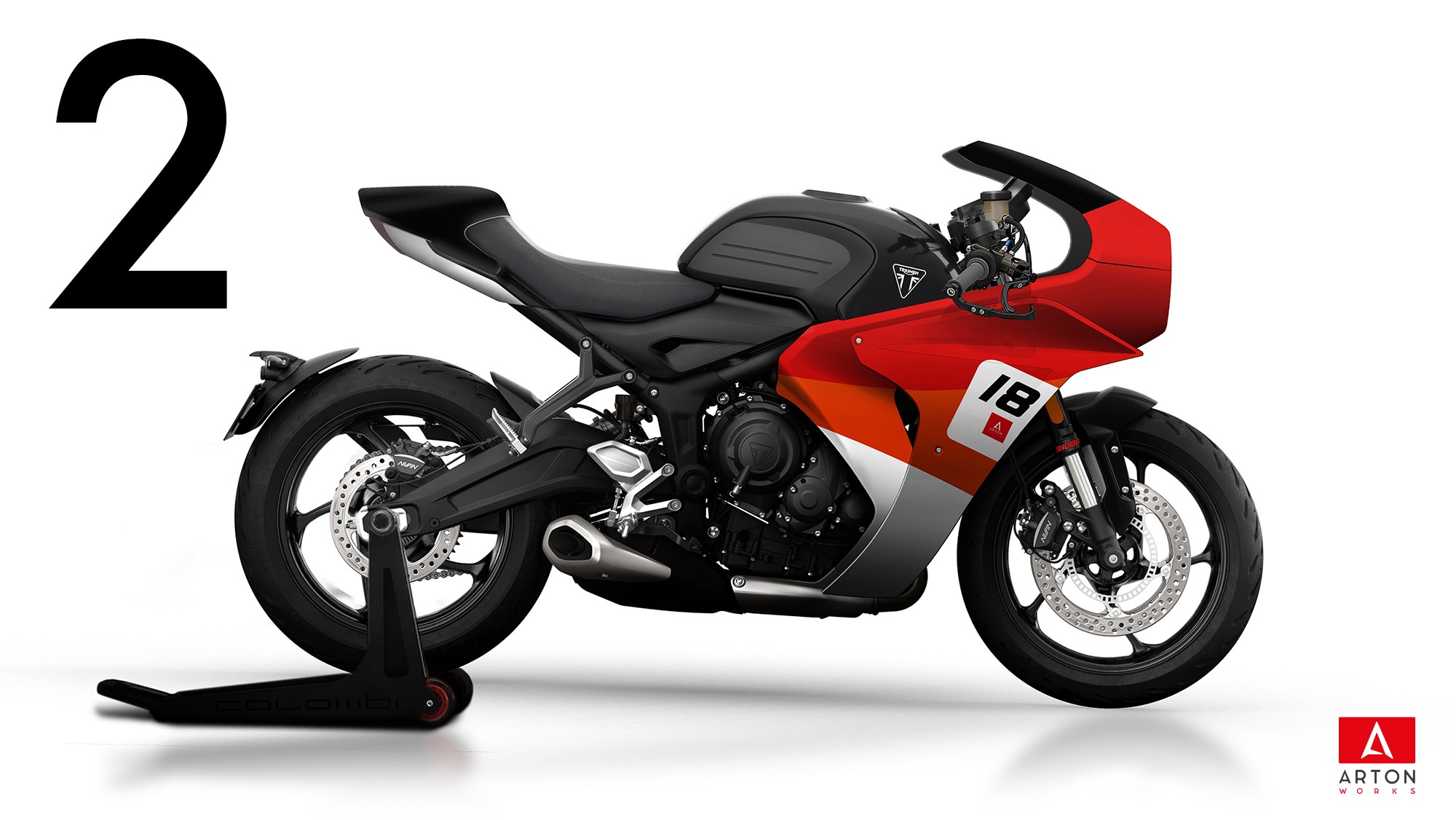 Triumph Trident 660: kit Arton Works