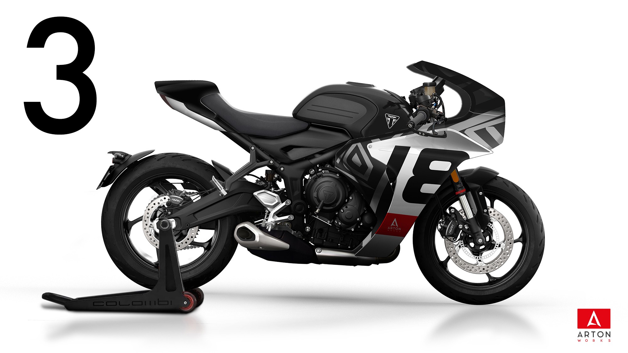 Triumph Trident 660: kit Arton Works