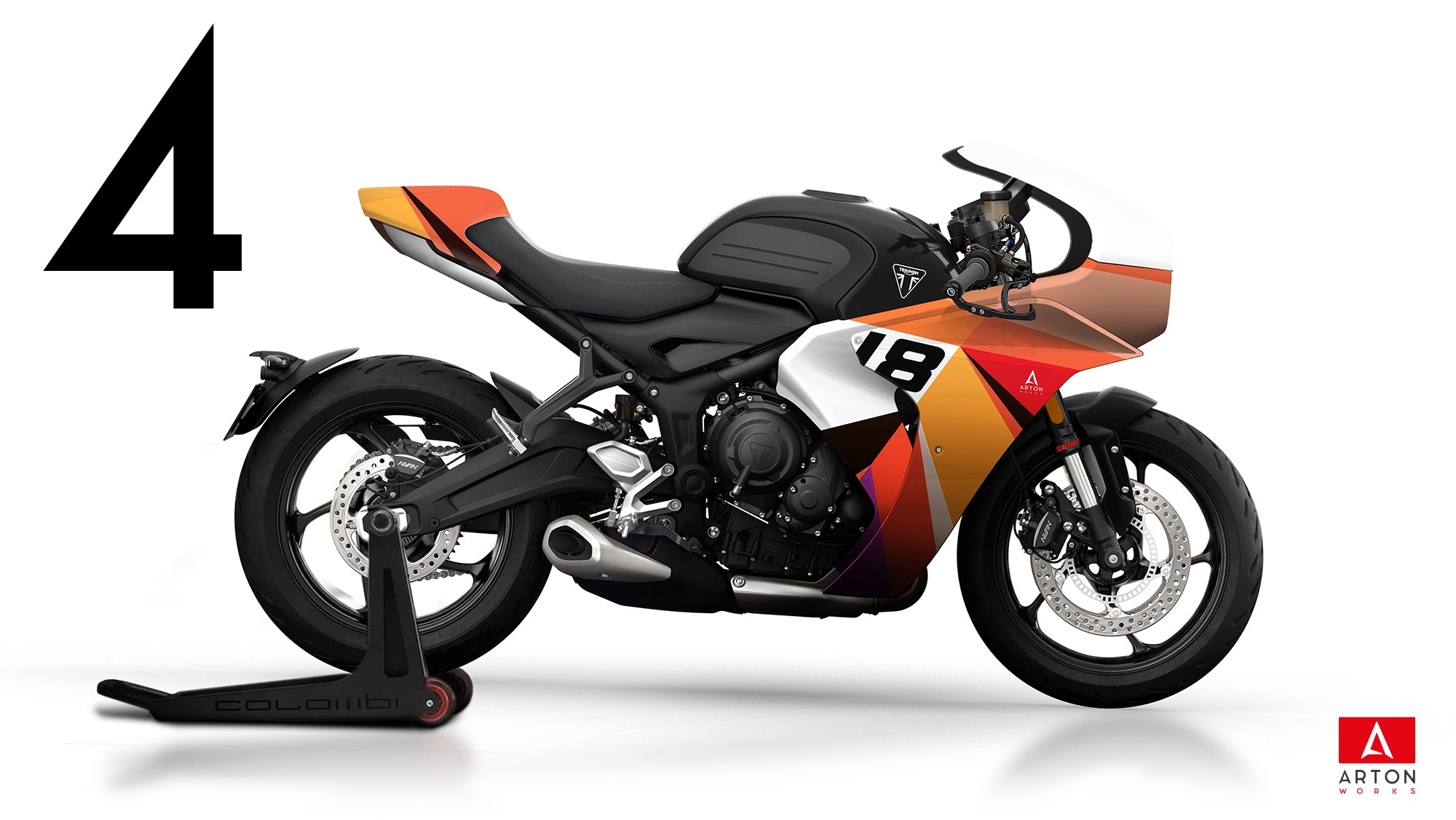 Triumph Trident 660: kit Arton Works