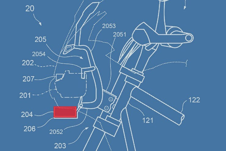 Honda Africa Twin: brevetto radar