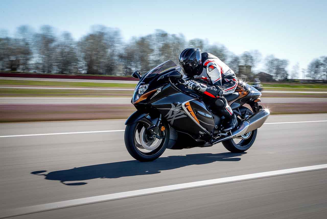 Suzuki Hayabusa 2021, le foto della prova a Vairano