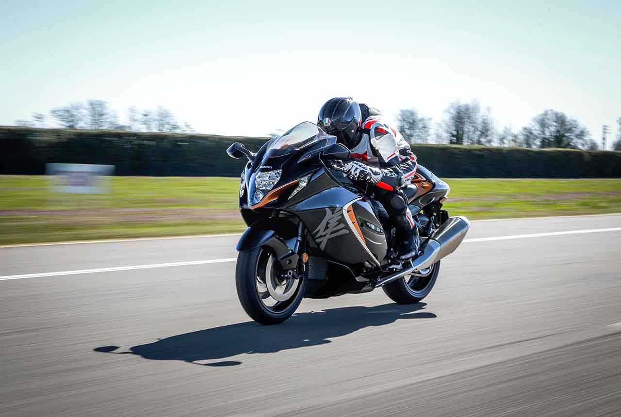 Suzuki Hayabusa 2021, le foto della prova a Vairano