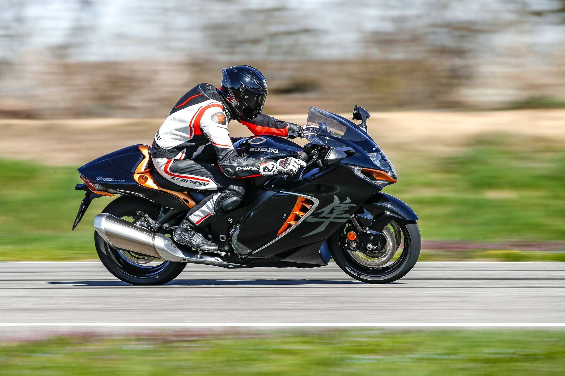 Suzuki Hayabusa 2021, le foto della prova a Vairano