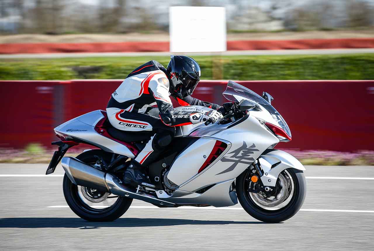 Suzuki Hayabusa 2021, le foto della prova a Vairano