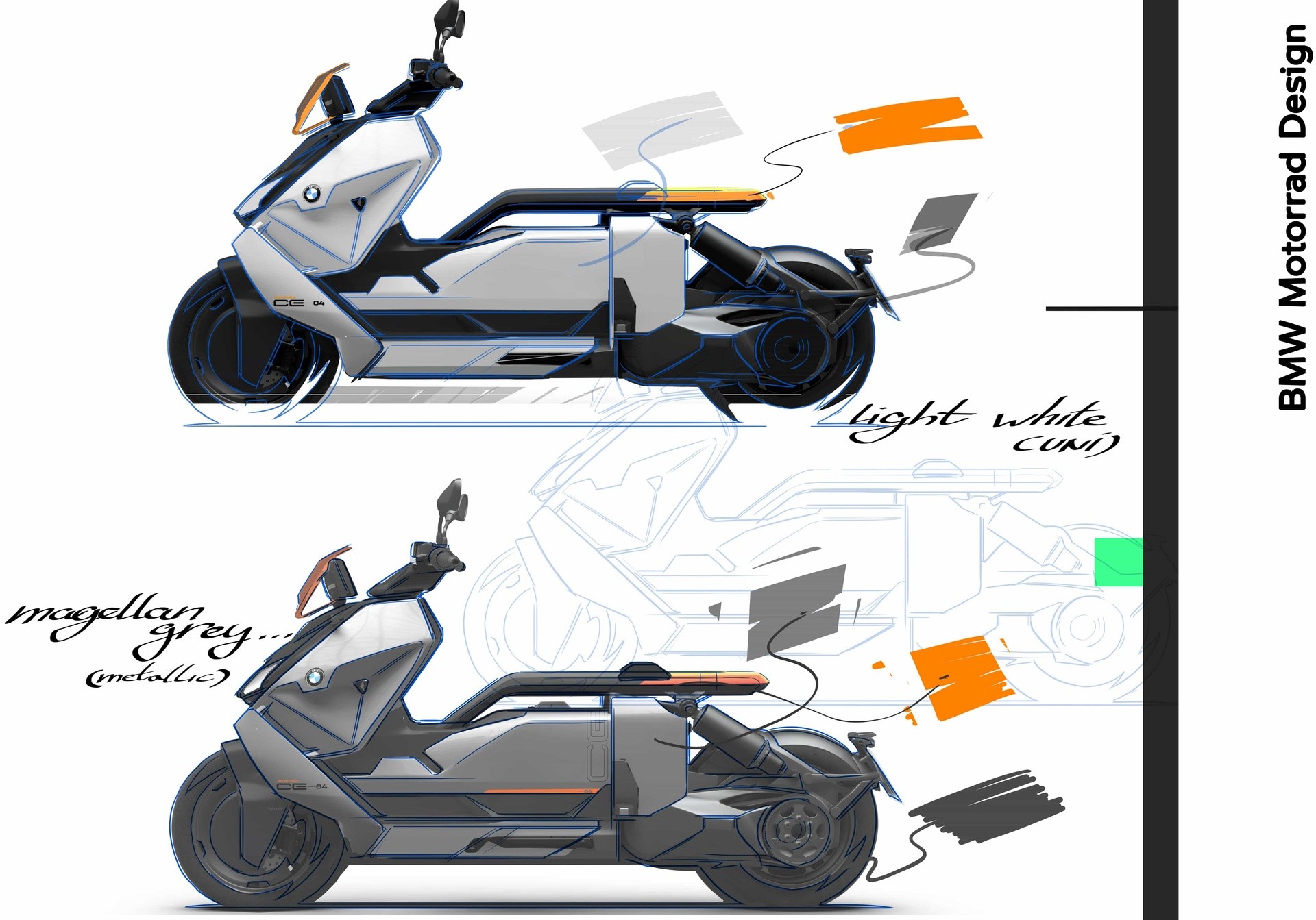 Электроскутер bmw ce 04