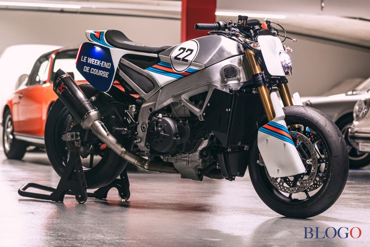 Aprilia Tuono V4 "Pikes Peak Le Mans" by Le Week-End De Course