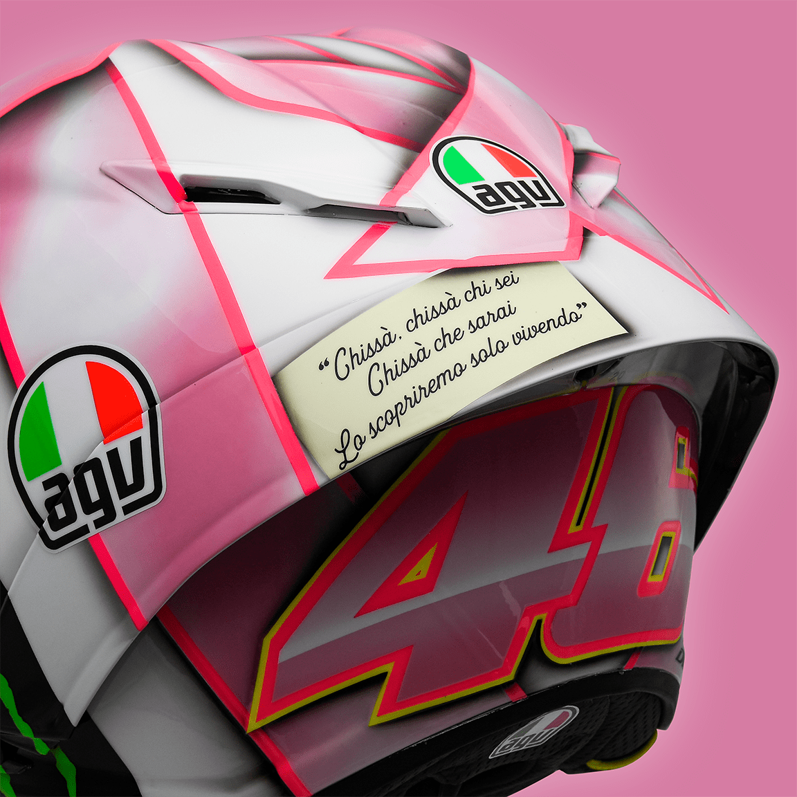 Valentino Rossi: il casco celebrativo di Misano è una dedica alla figlia