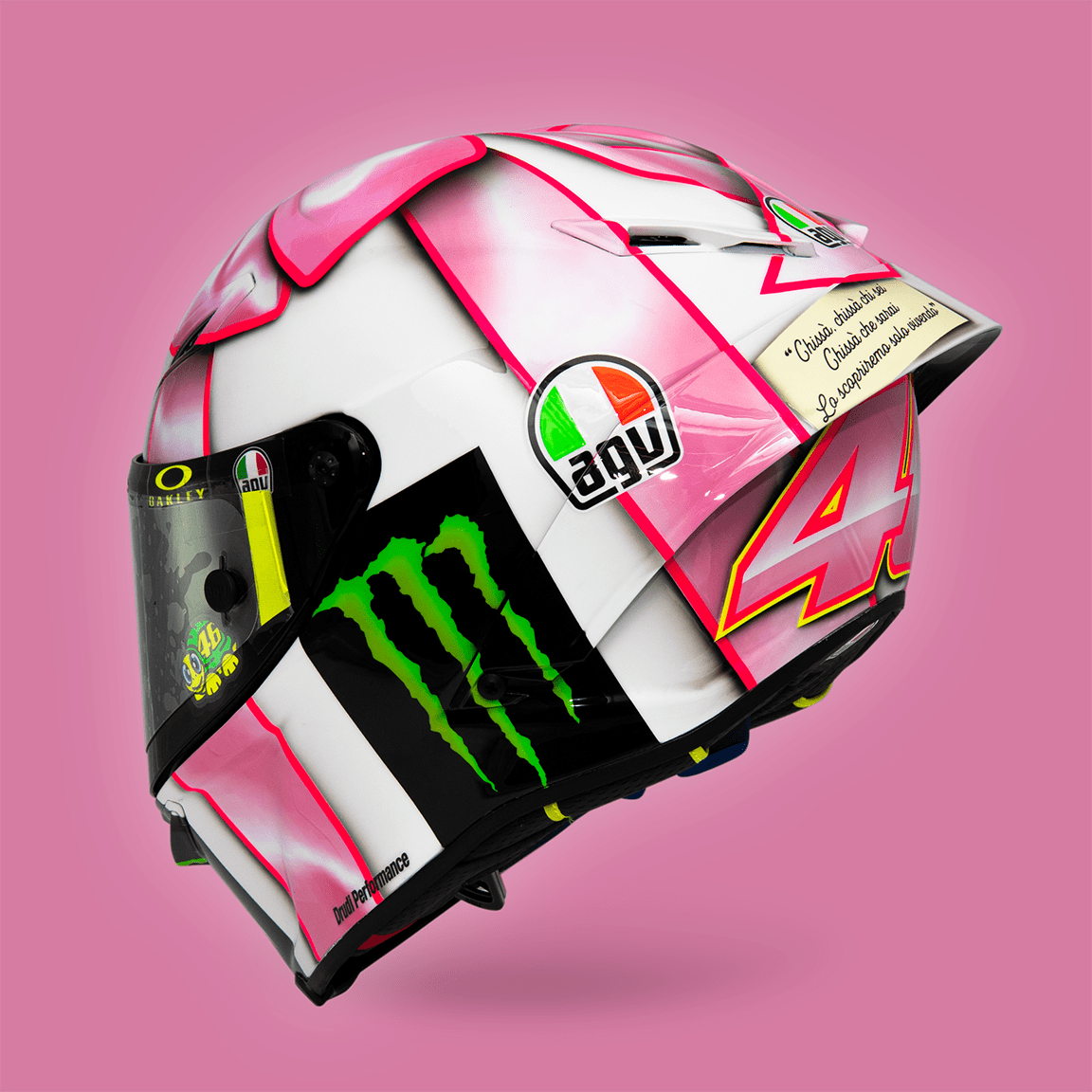 Valentino Rossi: il casco celebrativo di Misano è una dedica alla figlia