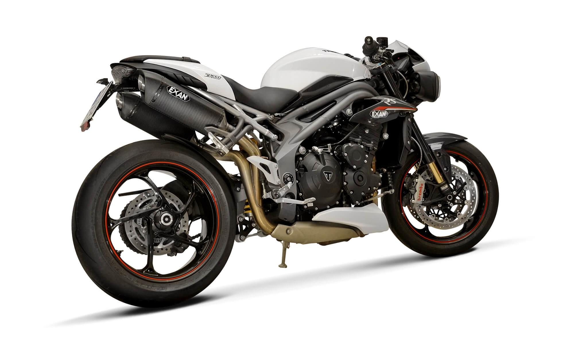 Triumph Speed Triple 1050 (2018-2020): tre coppie di scarichi by Exan