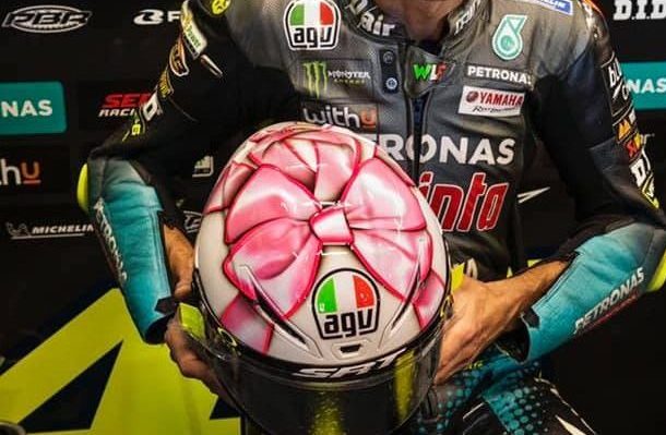 Valentino Rossi: il casco celebrativo di Misano è una dedica alla figlia