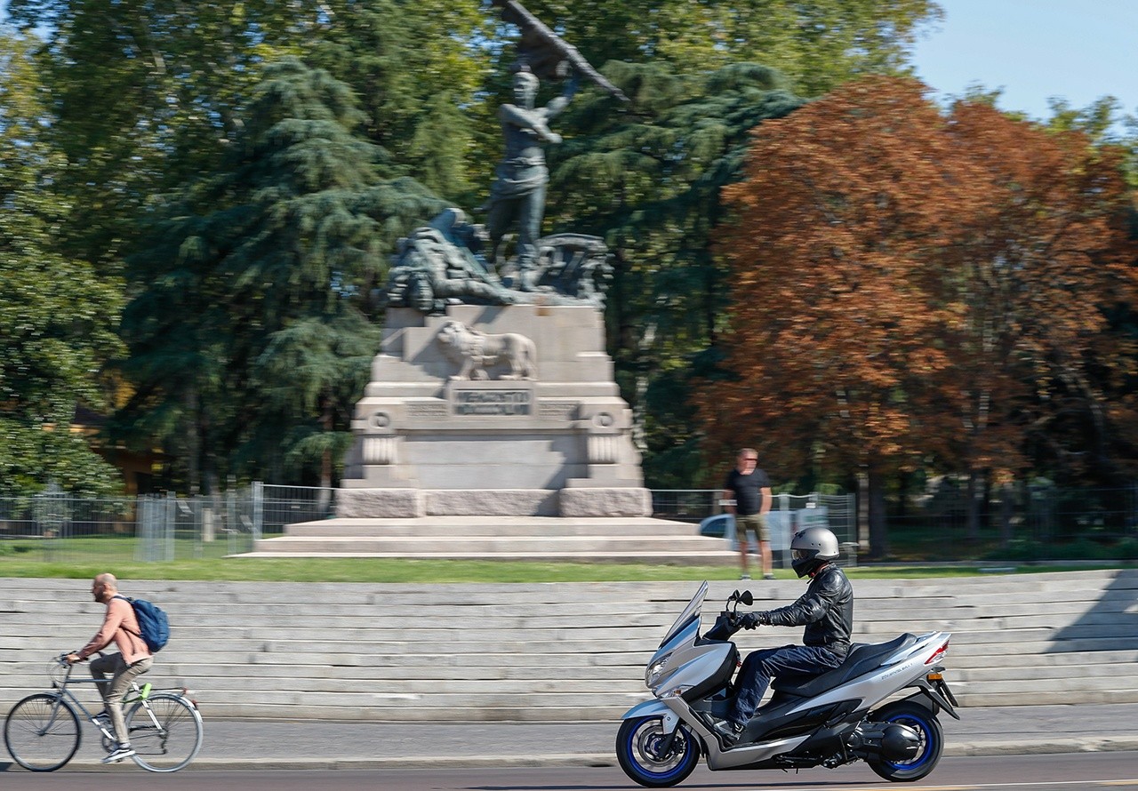 Suzuki Burgman 400 2022, le foto della prova