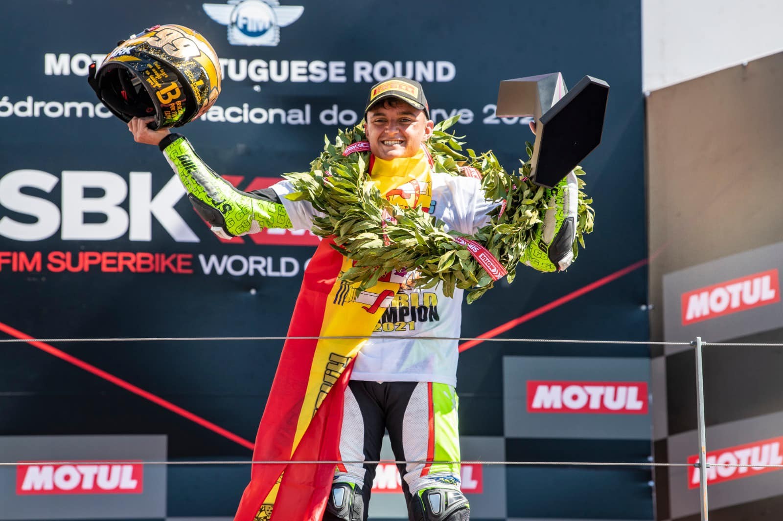 Adrian Huertas Campione del Mondo Supersport 300 2021