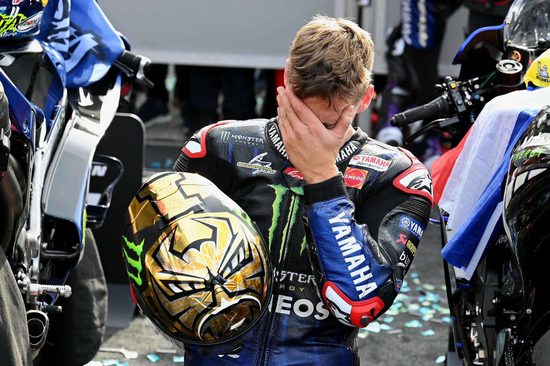 Scorpion Exo R1 Air Fabio Monster Replica, il casco del Campione del Mondo di MotoGP