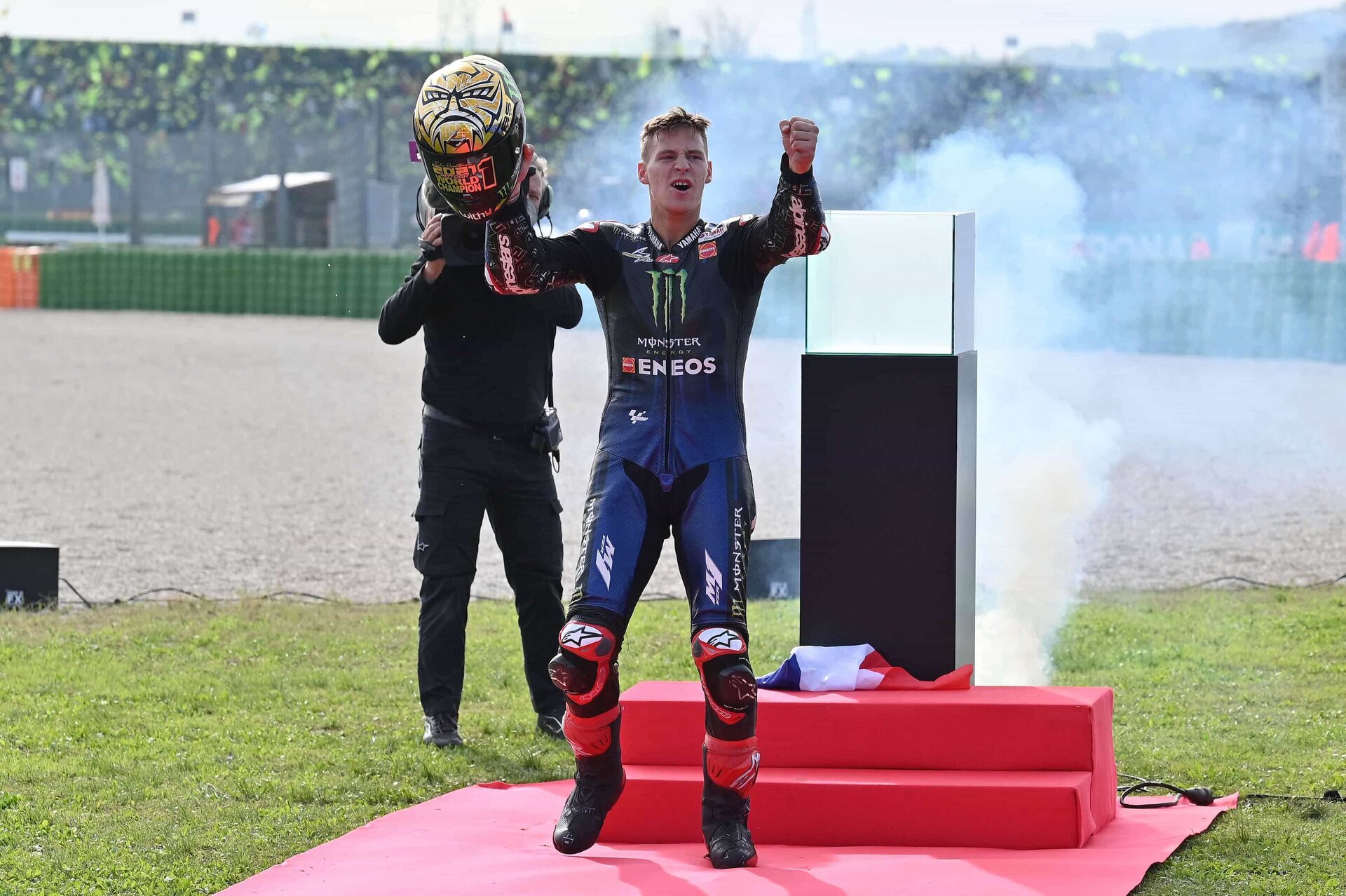 Scorpion Exo R1 Air Fabio Monster Replica, il casco del Campione del Mondo di MotoGP