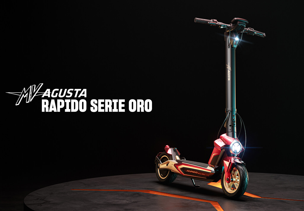 MV Agusta Rapido Serie Oro, il monopattino elettrico: le foto