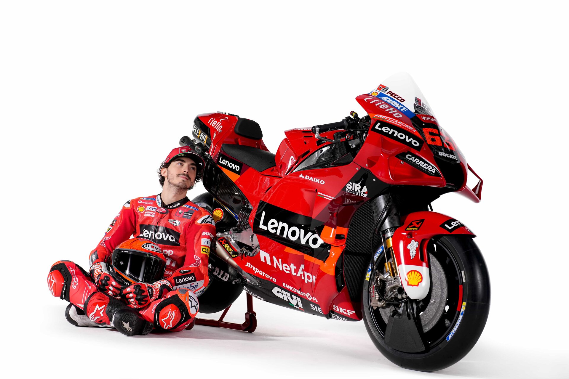 MotoGP, Ducati svela il team Lenovo 2022